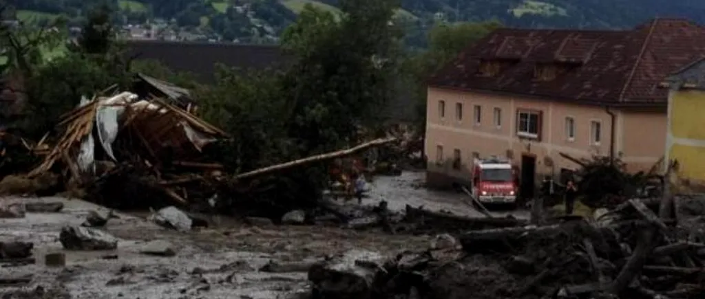 Grave inundații și viituri în Austria, în urma ploilor torențiale