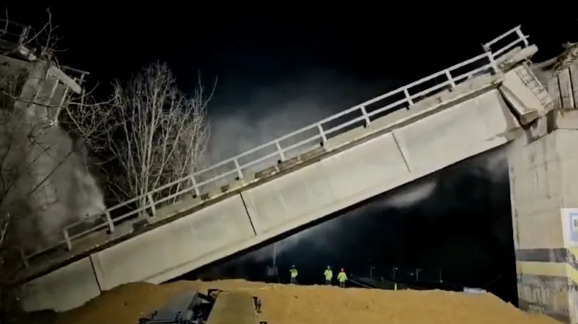 S-au finalizat lucrările de dezafectare a podului de cale ferată situat între Câmpina şi Câmpiniţa. Traficul rutier a fost redeschis