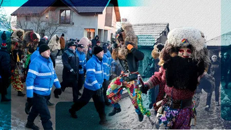 Ciomăgeala „milenară” dintre Delenii și Vălenii din Ruginoasa, stricată de jandarmi. Bătălia a fost simulată!
