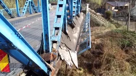 Podul peste râul Buzău, situat pe DN 10, va fi DEMOLAT. Drumarii vor face un pod provizoriu / Variante ocolitoare peste râul Nehoiu