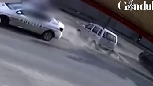 VIDEO| Momentul în care maşina de poliţie o loveşte mortal pe fetița de 13 ani, surprins de o cameră de supraveghere