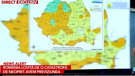 Elena Mateescu, director ANM: „Vorbim la acest moment de secetă pedologică extinsă”