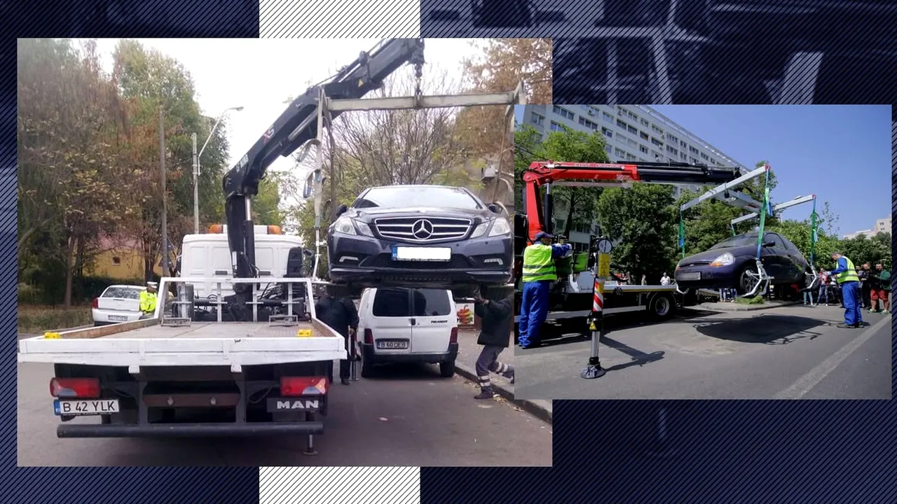 Vânătoare de mașini parcate în stațiile de autobuz din Sectorul 2, București. Ce riscă șoferii care ignoră semnul interzis 