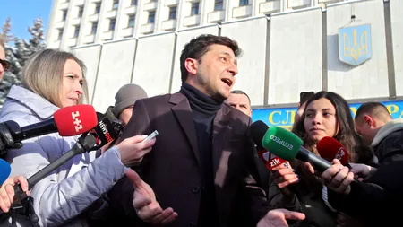Un actor de comedie, favorit să câștige prezidențialele din Ucraina, promite un referendum pentru aderarea la NATO
