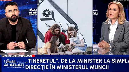 Ministerul Tineretului, sacrificat pentru interese politice. Gabriela Firea: Se va face politică, se va crea emoție și vor fi atacuri personale