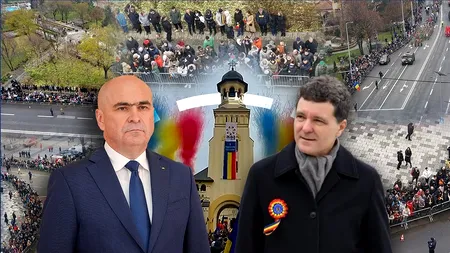 Bolojan, primit cu huiduieli la Alba Iulia. Strigătele oamenilor au acoperit imnul. Nicușor Dan, huiduit în lipsă, la depunerea de coroane: “Rușine!”