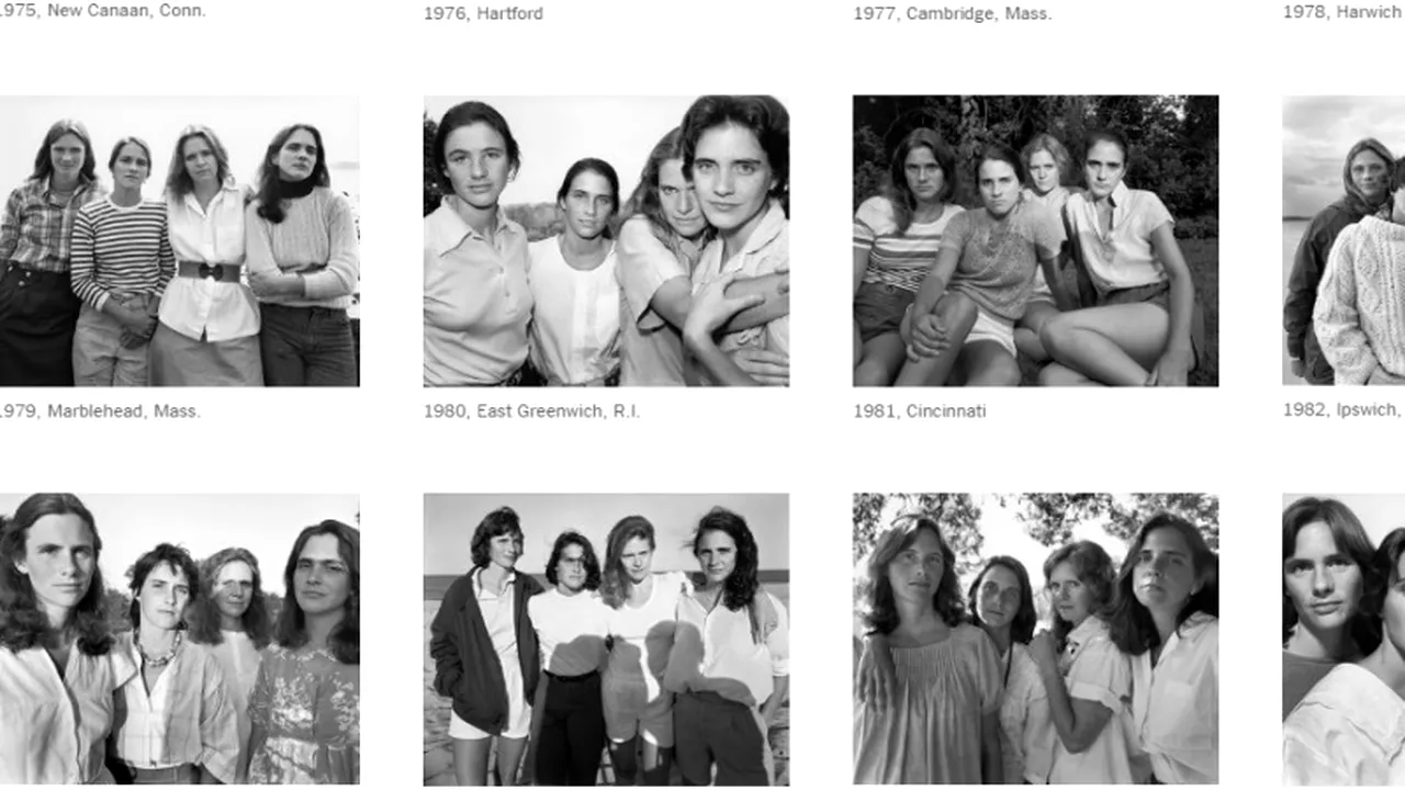 Patru surori s-au fotografiat în fiecare an timp de patru decenii. Rezultatul este uimitor