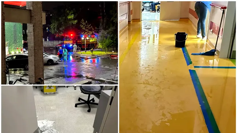 Secția de primiri urgențe de la Spitalul Bagdasar Arseni din București, inundată după o ploaie torențială / UPU a costat 3,5 milioane de euro