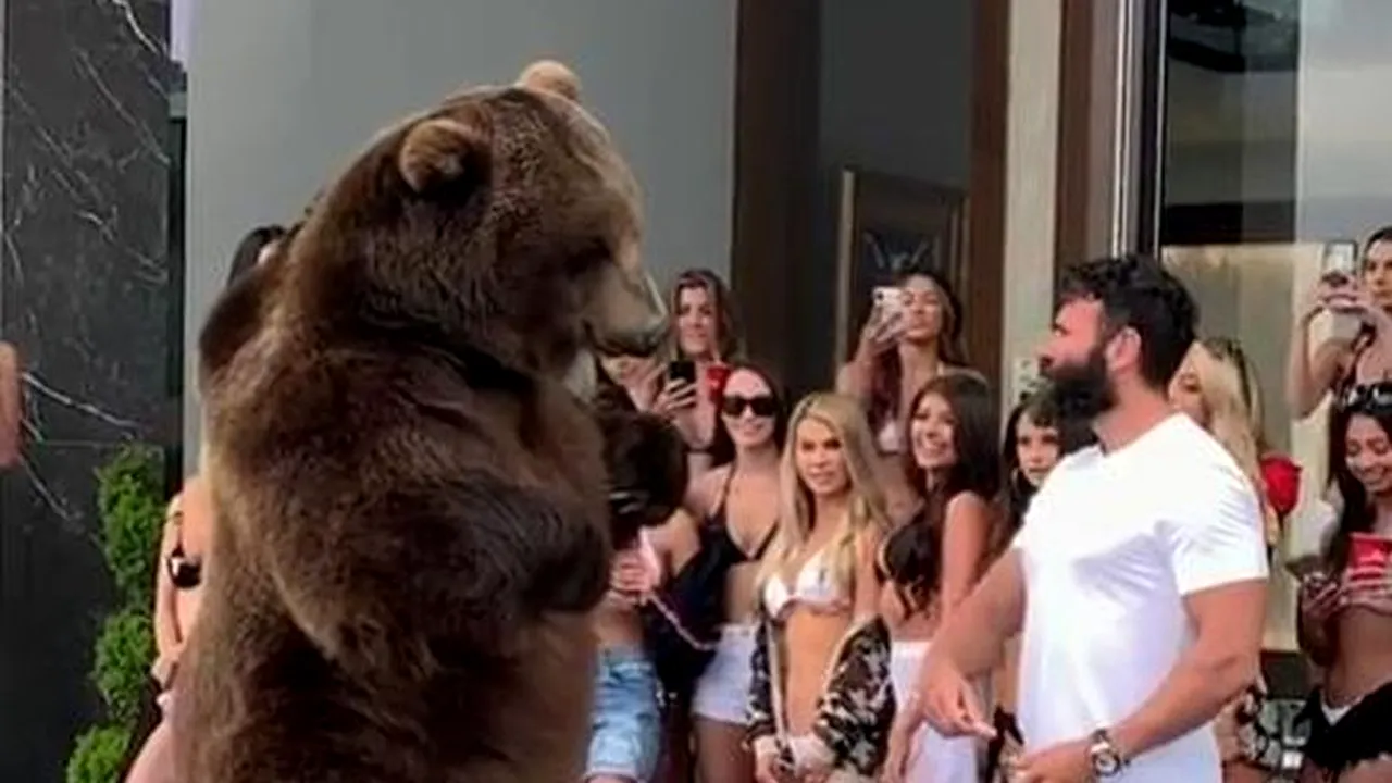 Dan Bilzerian, acuzat că a umilit o ursoaică grizzly în fața fotomodelelor în bikini. „Regele Instagramului