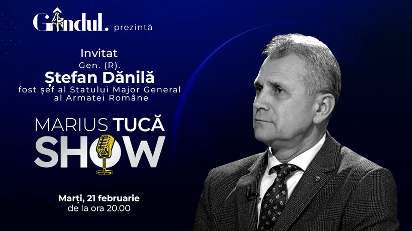 Marius Tucă Show începe marți, 21 februarie, de la ora 20.00, live pe gândul.ro