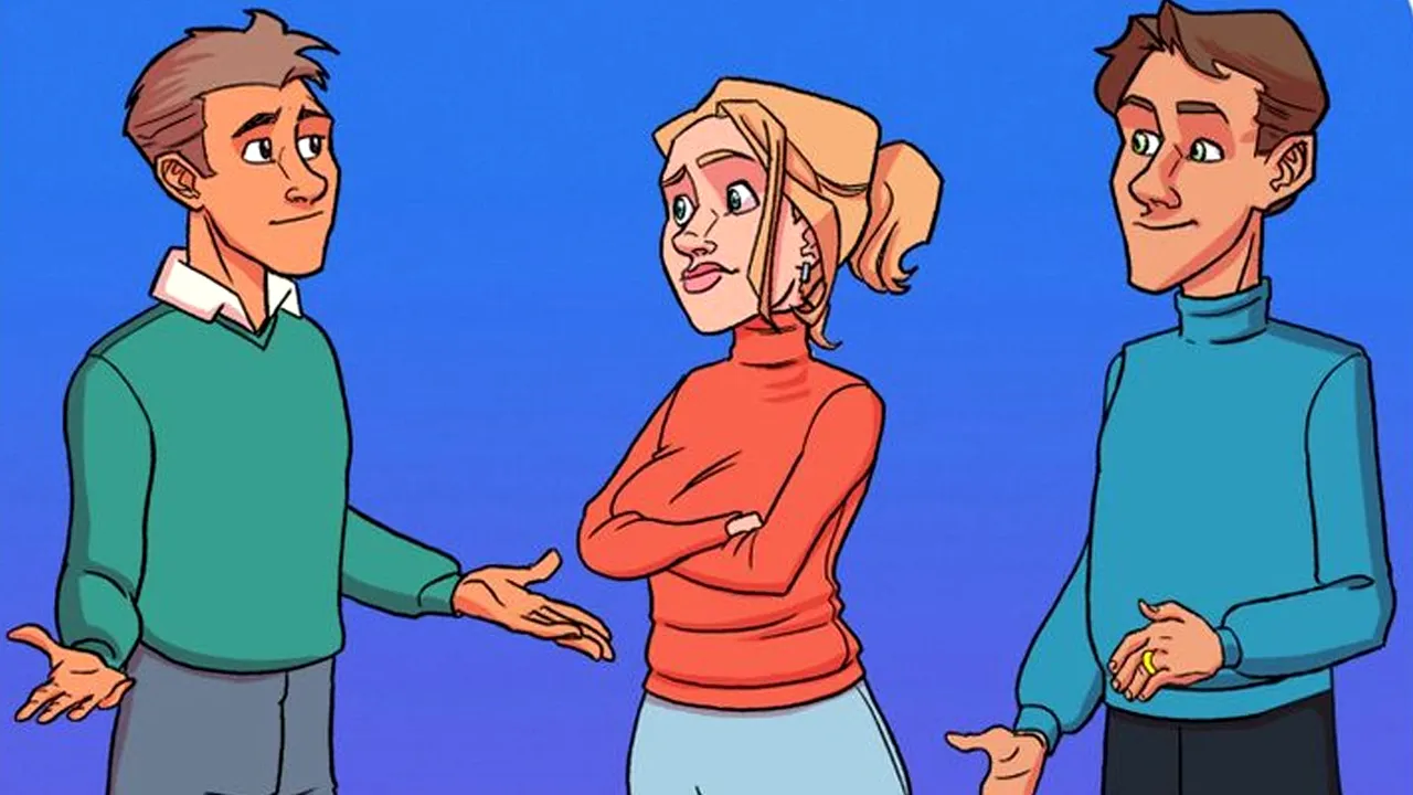 Ghicitoare logică doar pentru genii | Care dintre cei 2 bărbați e soțul Alinei?