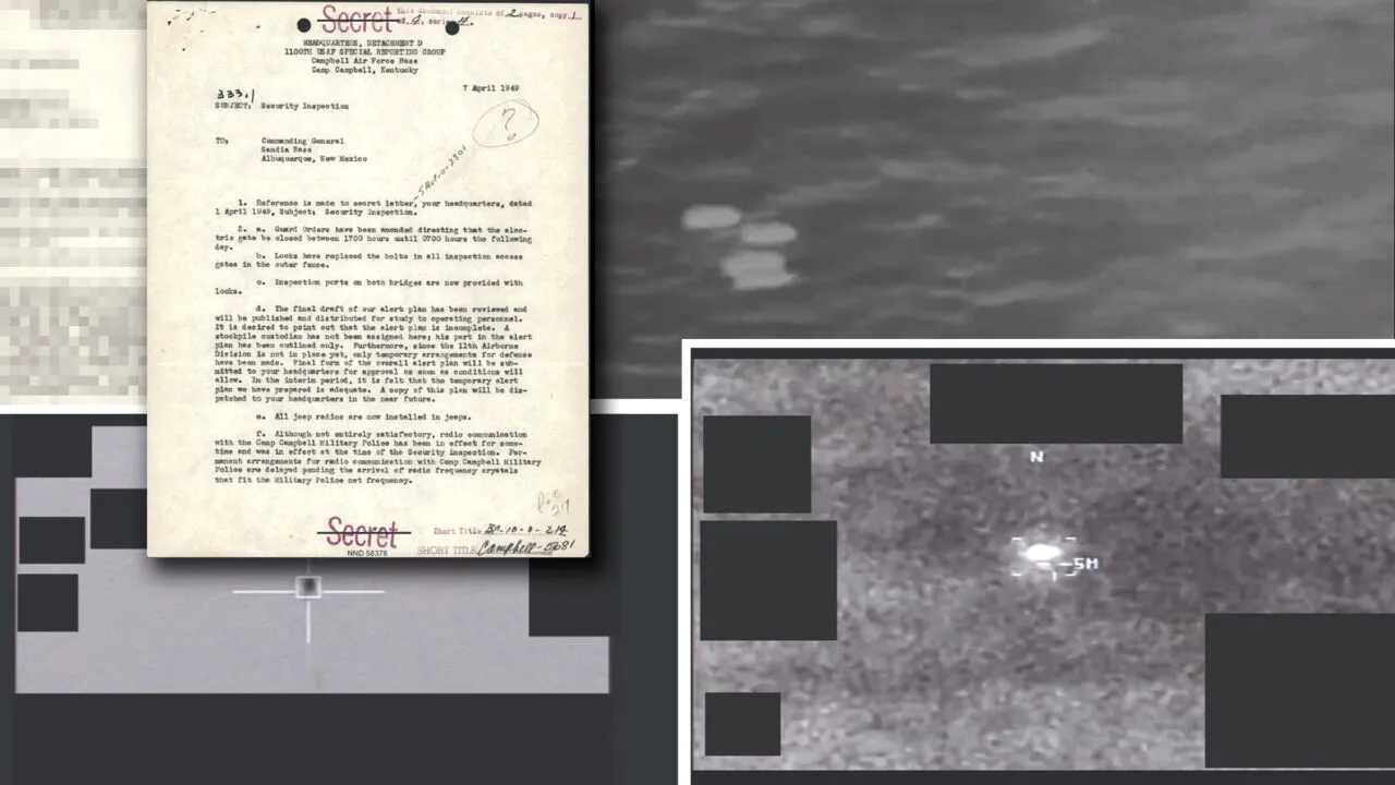 Pentagonul publică a doua tranșă de documente „inedite” despre OZN-uri. Noile imagini arată obiecte zburătoare cu forme ciudate