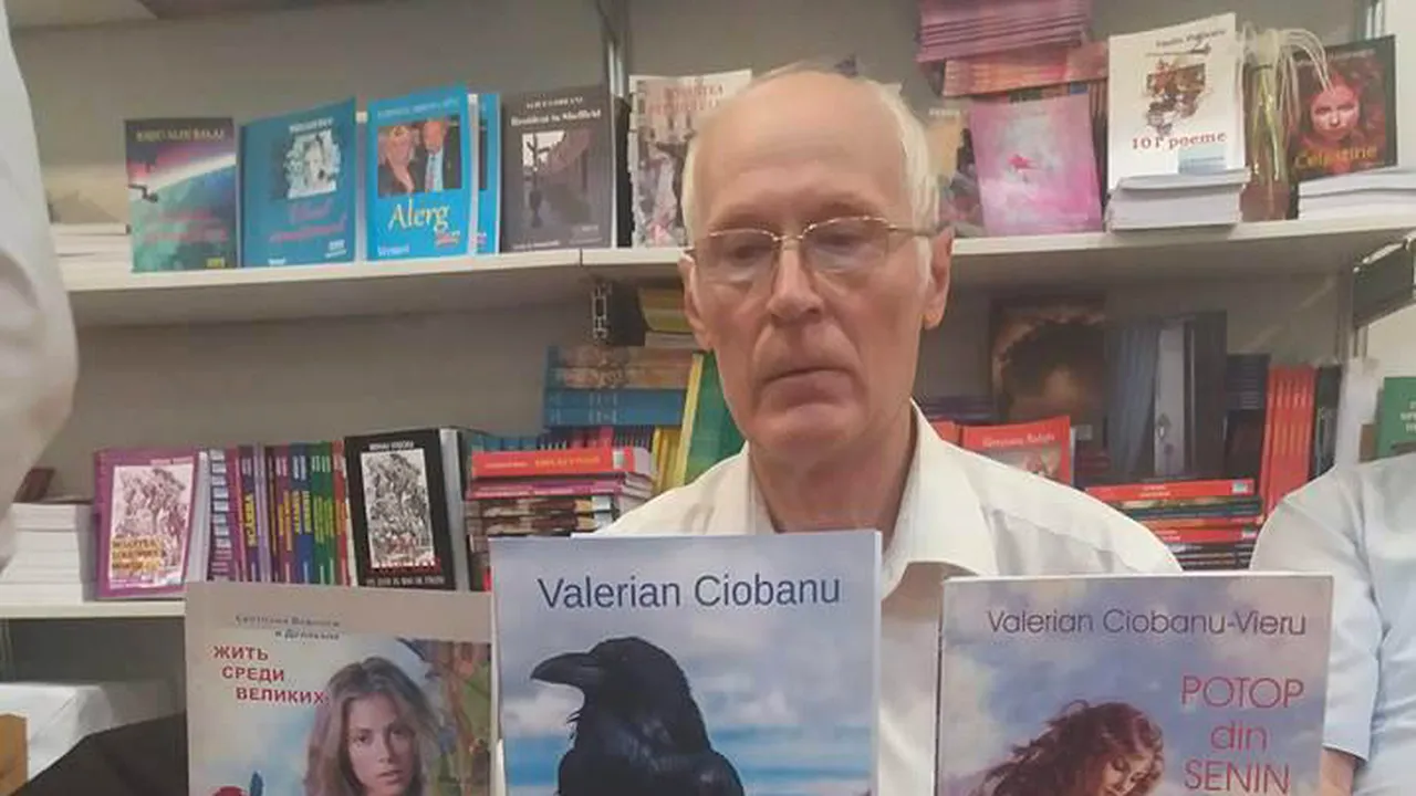 Scriitorul Valerian Ciobanu: „A scrie este o stare de fericire pe care nu fiecare o cunoaște”