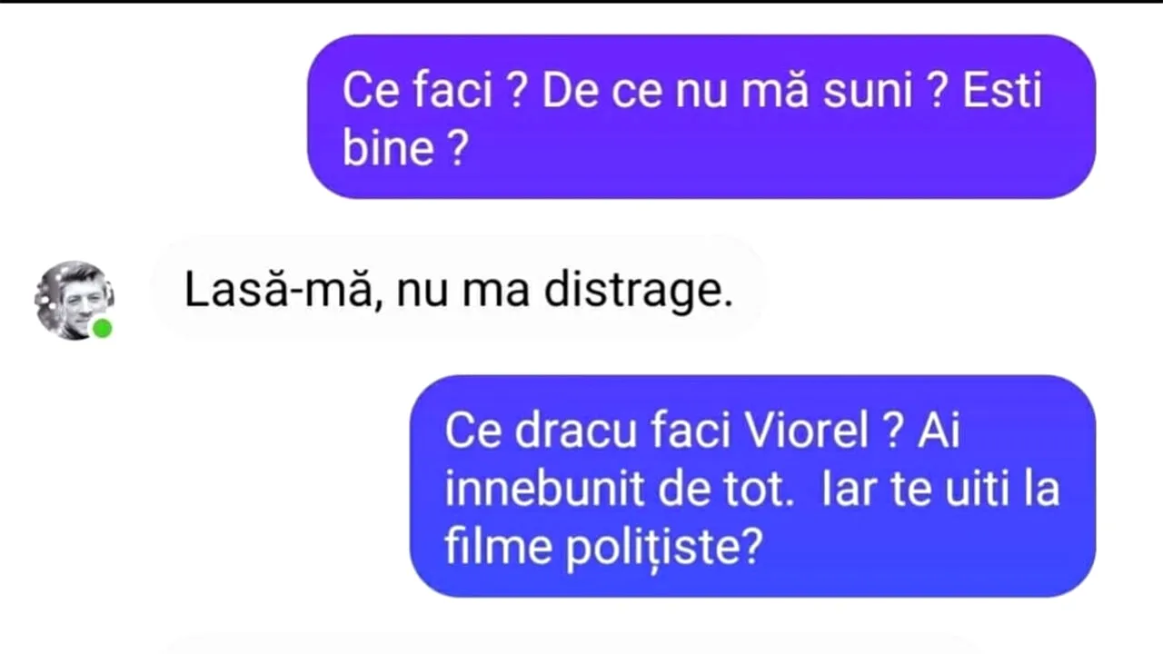 BANCUL ZILEI | Viorel și filmele polițiste