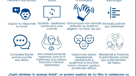 ”Copiii zâmbesc în aceeași limbă” - Proiect dedicat recuperării copiilor cu autism, în Ilfov (P)