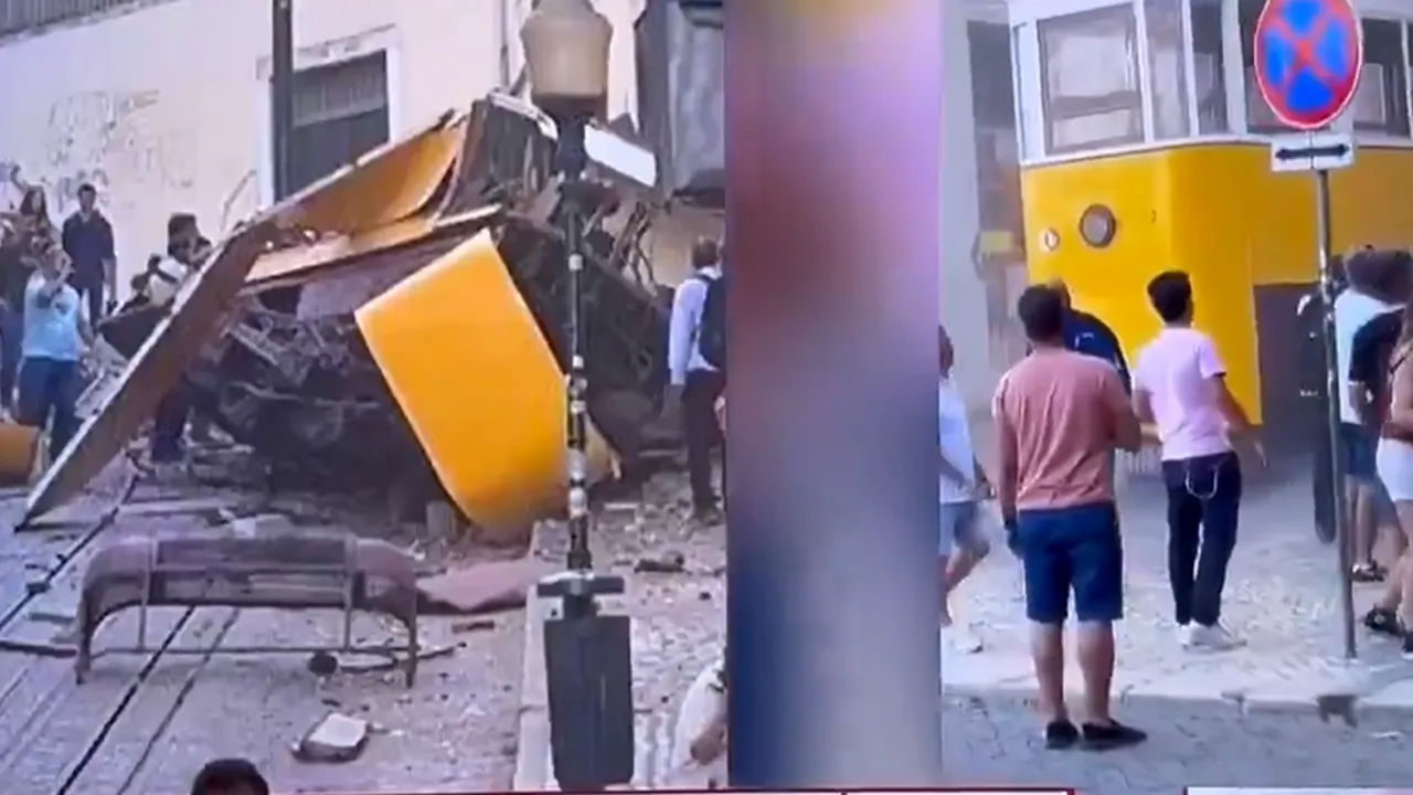 Funicularul emblematic din Lisabona a deraiat: sunt 15 morți și 18 răniți: „Lisabona este în doliu”