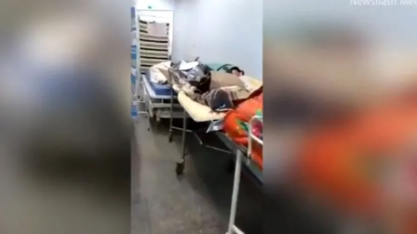 IMAGINILE GROAZEI. Cadavrele celor răpuși de coronavirus, lăsate lângă pacienții vii într-un spital din Brazilia. VIDEO