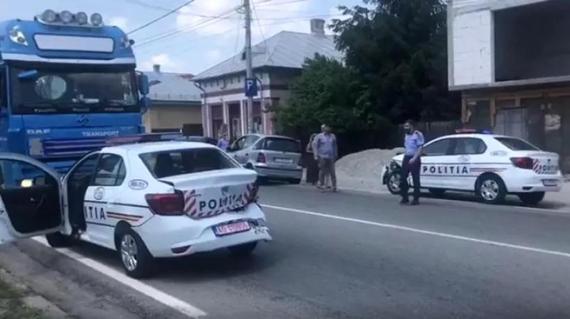 Mașina de Poliția, făcută praf la Constanța! Două persoane rănite în accident