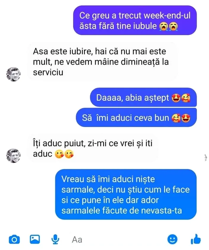 Bancul de marți Ce greu a trecut weekend-ul ăsta fără tine, iubule!