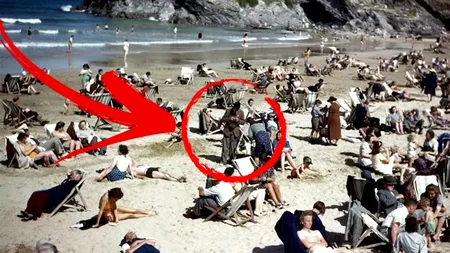 Detaliul IREAL din această fotografie realizată în anul 1943. Ce ține în mână bărbatul în sacou maro?