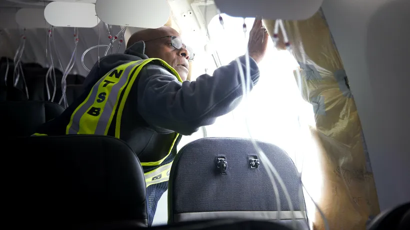 A fost găsită partea lipsă din avionul Boeing 737 Max 9 al Alaska Airlines desprinsă în timpul zborului