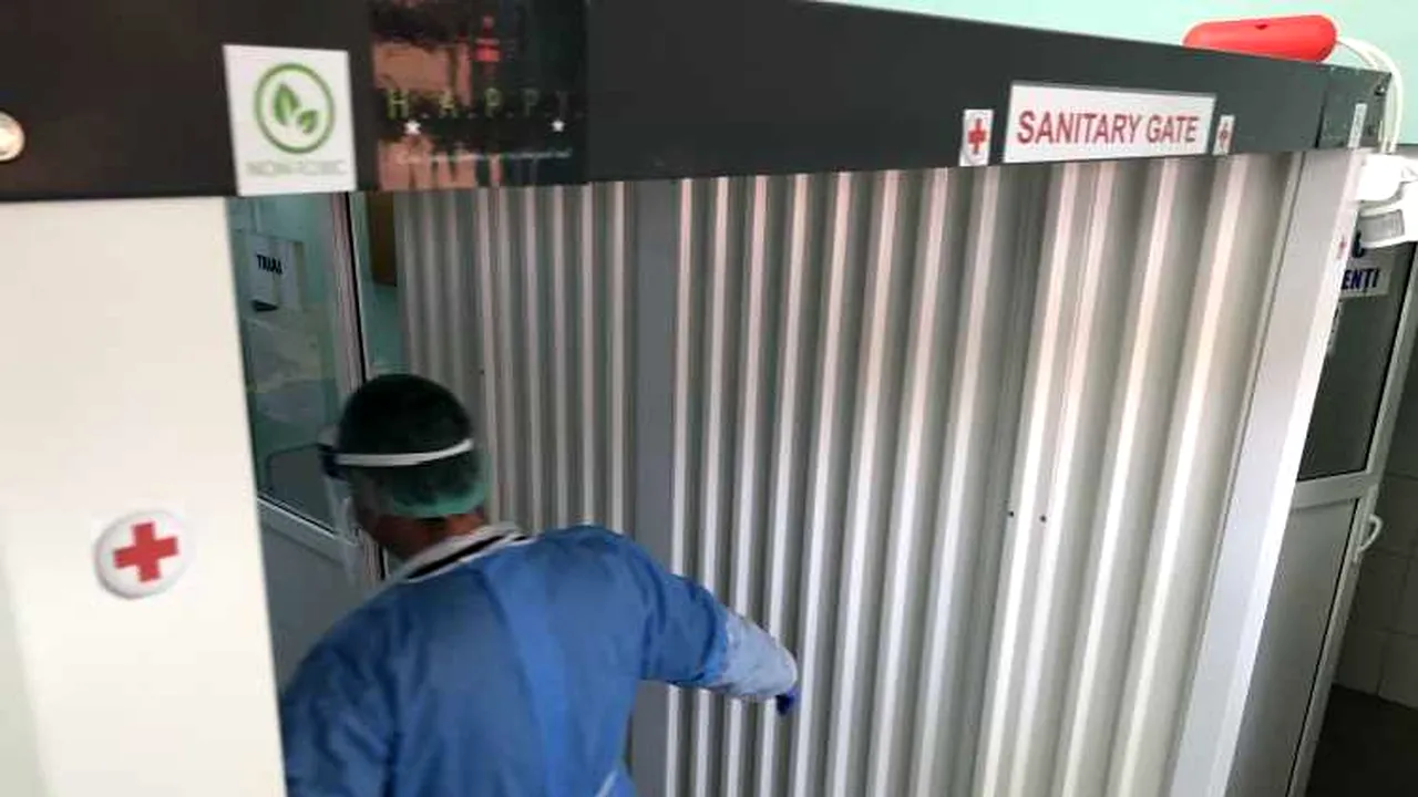 TUNELURI DE DEZINFECȚE, donate de Episcopia Romano-Catolică spitalelor din Iași