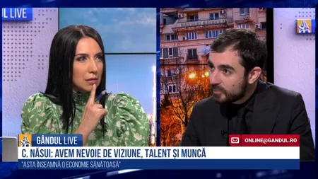 GÂNDUL LIVE. Ministrul Economiei, Claudiu Năsui: „Statul român este cel mai mare rău platnic către statul român” | VIDEO