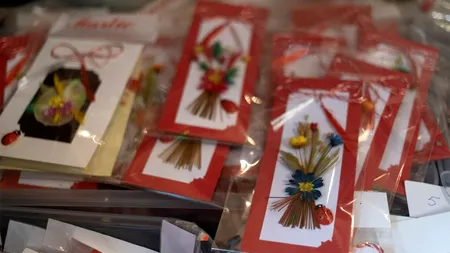 Cu câți lei se vinde un MĂRȚIȘOR la Târgul Mărțișorului din Piața Romană. Unele prețuri te rup la buzunar!