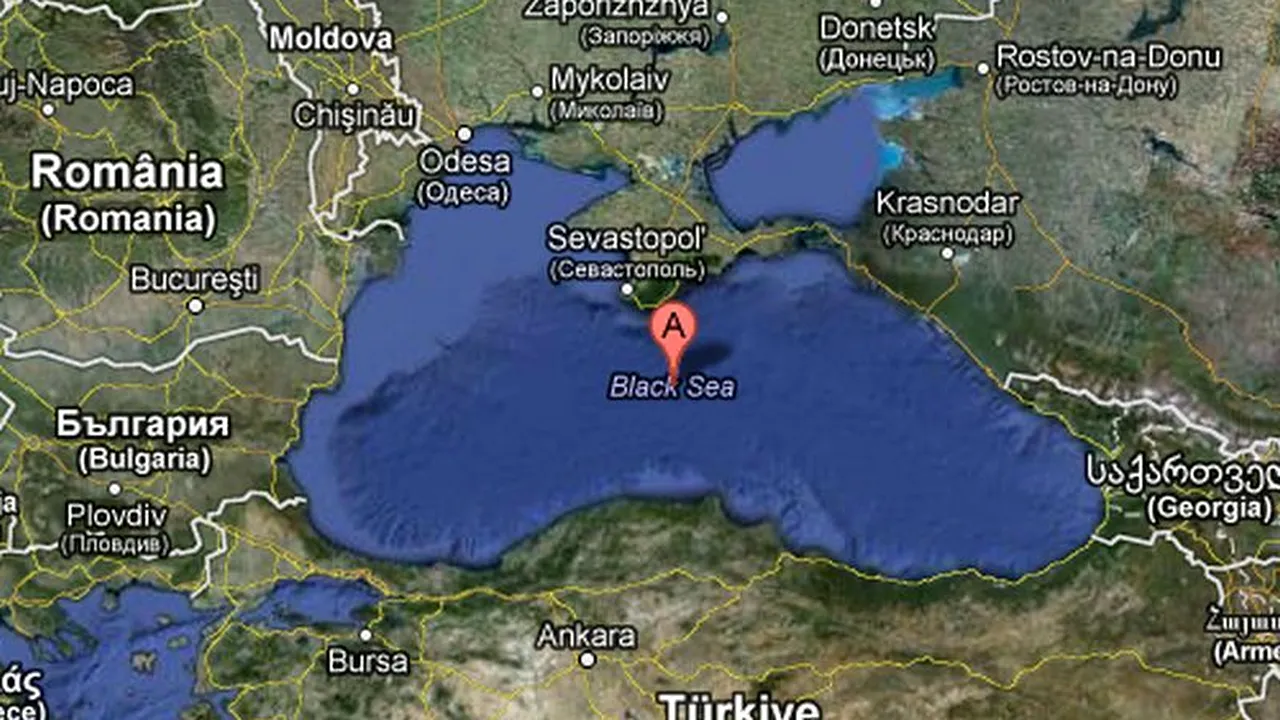 CUTREMUR în Marea Neagră, lângă litoralul georgian