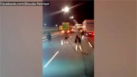 Camionagii români, luați cu asalt de migranți. Un TIR condus de un șofer român a fost atacat cu pietre de migranți - FOTO/VIDEO