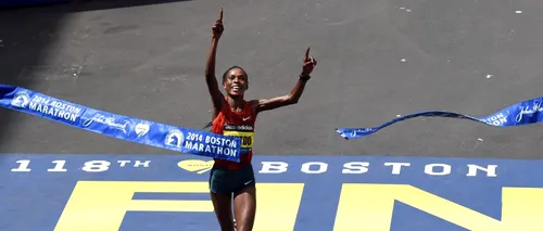 O alergătoare kenyană, câștigătoare a maratonului de la Boston, a fost depistată pozitiv la testul anti-doping