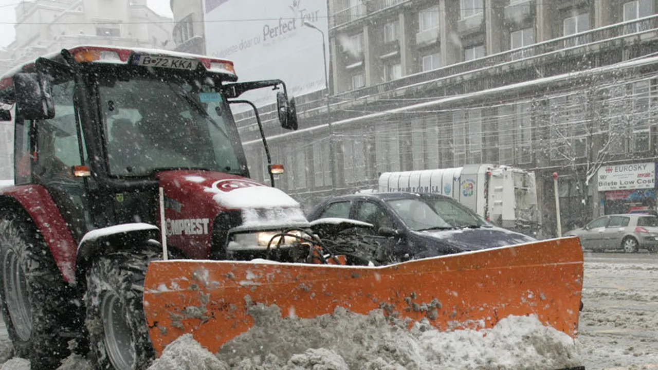 Capitala, pregătită pentru ninsoare cu 455 de utilaje de deszăpezire și permanență la servicii
