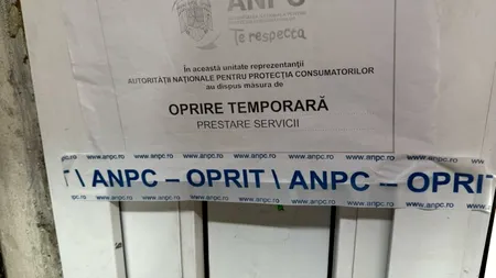 Bilanțul zilei de joi-77 de firme verificate, amenzi de 614.000 lei și 11 societăți închise temporar. Comisarii ANPC au închis și Salina Bragadiru