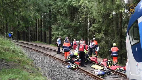 Tragedie pe calea ferată. O femeie a fost călcată de tren la Sibiu!