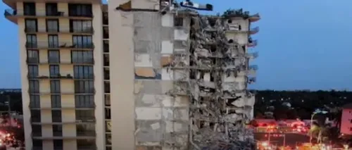 159 de persoane date dispărute după prăbușirea unei clădiri din Miami - VIDEO