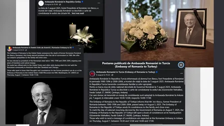 CONTROVERSA Cărții de condoleanțe pentru Ion Iliescu, din ambasade / MAE: E o falsă știre
