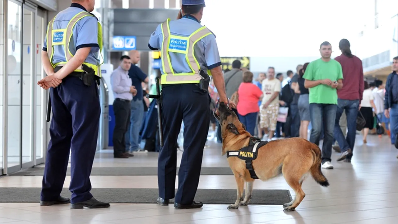 Doi bărbați reținuți imediat după ce au sustras parfumuri dintr-un magazin din aeroport