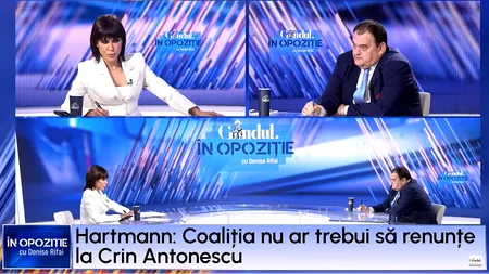 H.D. Hartmann: „Dacă PSD dorește să îl aibă pe Marcel Ciolacu prim-ministru, atunci trebuie să-l voteze pe Crin Antonescu PREȘEDINTE”