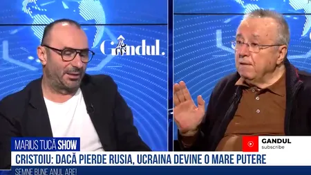 VIDEO | Ion Cristoiu: „Dacă pierde Rusia, Ucraina devine o mare putere”