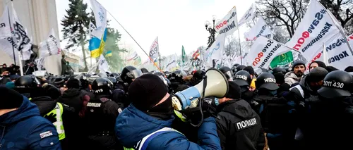 Manifestații violente în Ucraina împotriva unei legi ce vizează IMM-urile