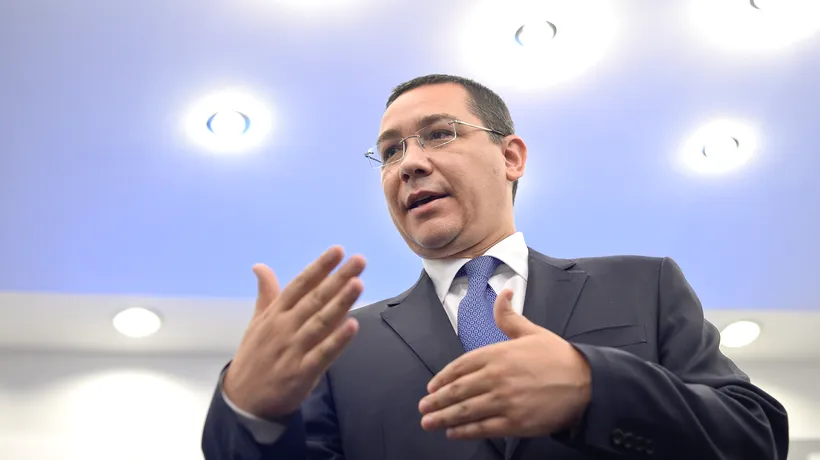 Ponta nu mai vrea să fie premier: Candidez pentru funcția de deputat. Pentru alte funcții în stat, nu