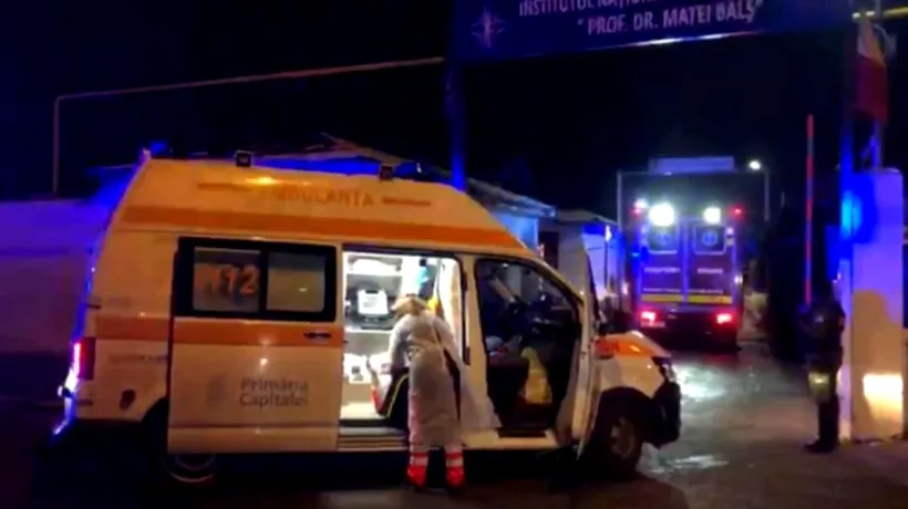SURSE: De la ce ar fi pornit incendiul de la Spitalul ”Matei Balș din București