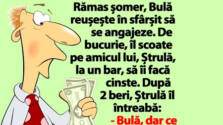 BANC | Bulă se angajează: „Am salariu 6.000 de lei fără ceva”