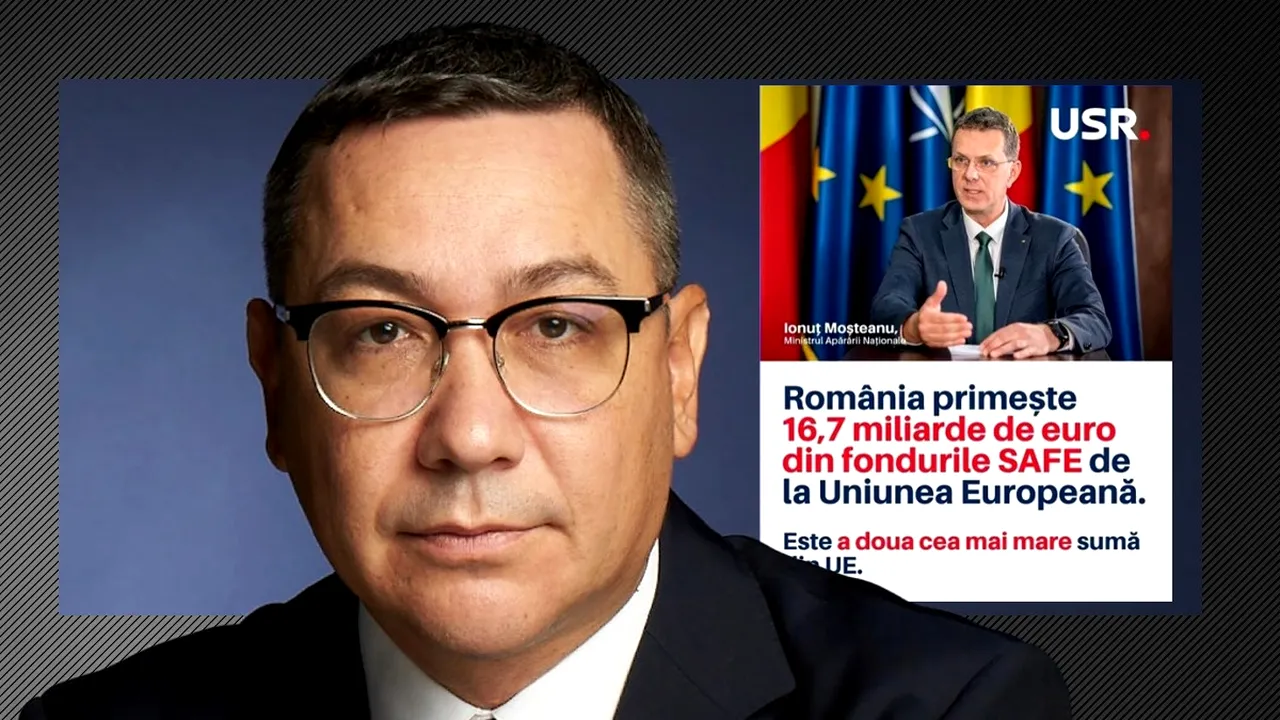 Victor Ponta comentează Fake News-ul marca USR dezvăluit de Gândul: Și împrumutați, și cu banii luați
