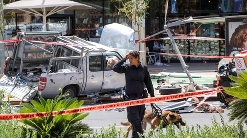 Atac la Tel Aviv: 7 persoane sunt în stare gravă, suspectul a fost ucis