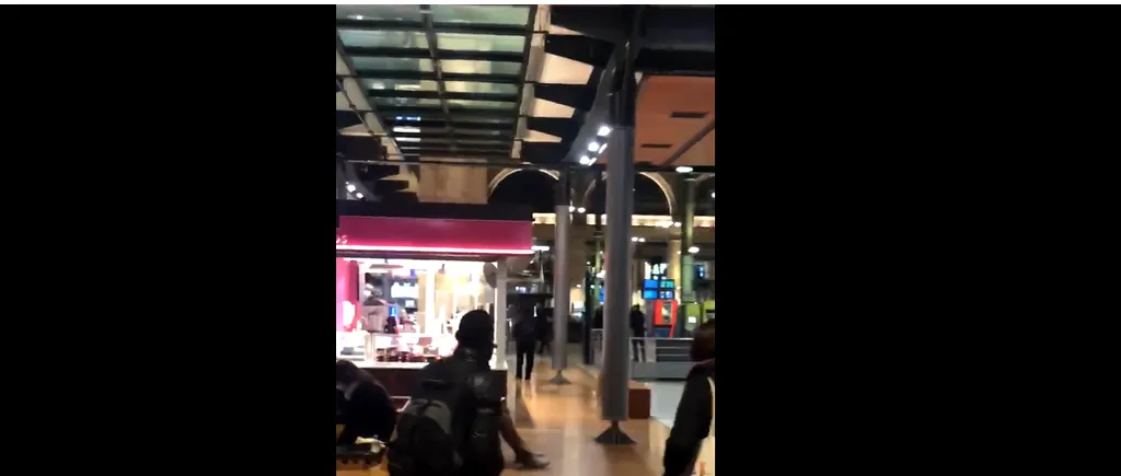 Polițiști atacați cu cuțitul la Gara de Nord din Paris. Atacatorul a fost împușcat mortal | VIDEO