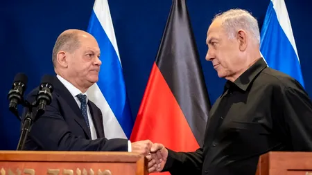 Olaf Scholz reafirmă angajamentul Germaniei pentru securitatea Israelului și cere intensificarea asistenței umanitare în Fâșia Gaza