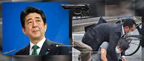 VIDEO | Shinzo Abe a murit după ce a fost împușcat la un eveniment electoral / Suspectul, un bărbat de 40 de ani, a fost reținut și dus la audieri (UPDATE)
