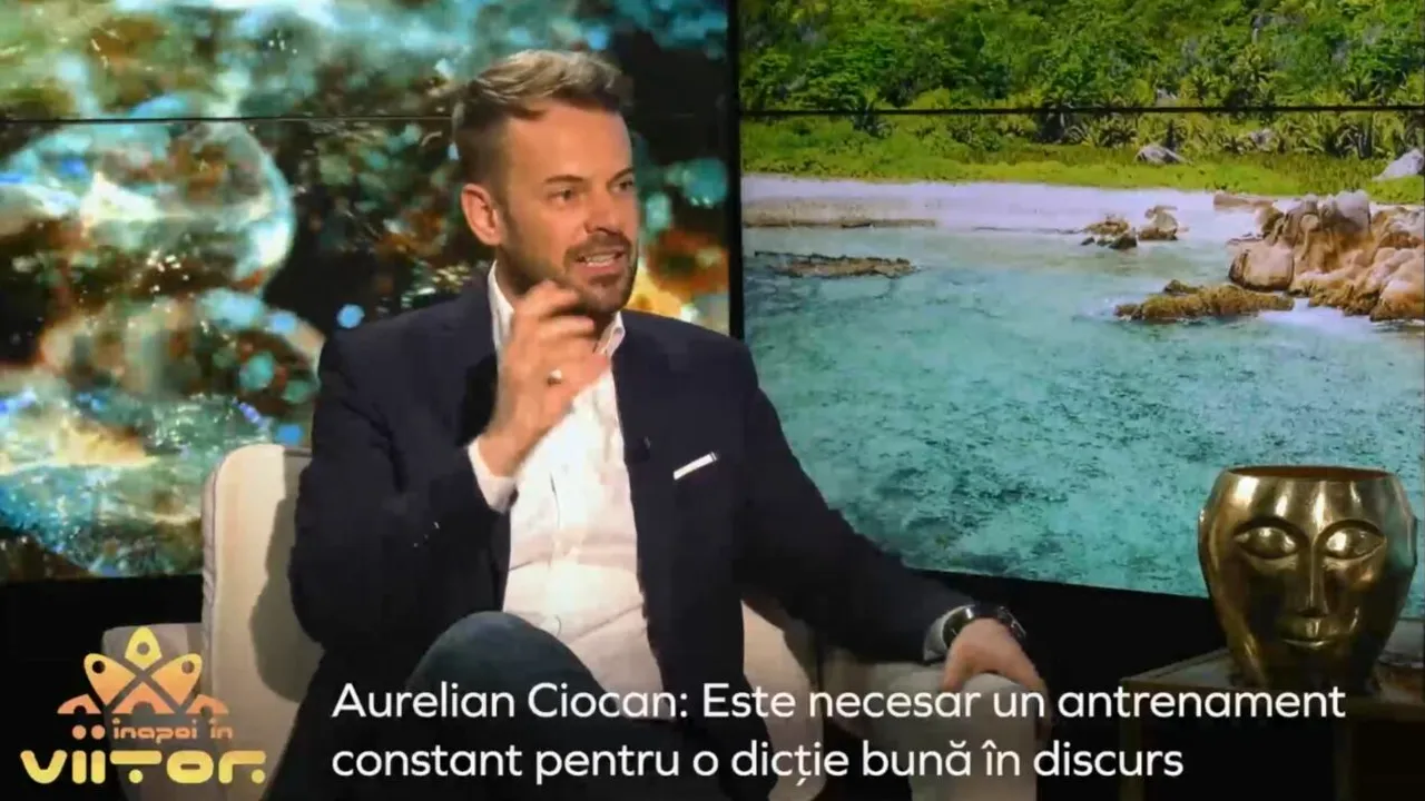 VIDEO | Aurelian Ciocan a explicat la „Înapoi în viitor cu Andreea Perminova” cum poți deveni maestru în oratorie: „Nu există o formulă magică” / Repetiția, instrumentul care te face mai bun în comunicare