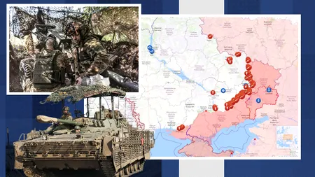 Rusia AVANSEAZĂ lună de lună în Ucraina. După ce a capturat aproape 500 km pătrați în octombrie, a ajuns să ocupe 20% din teritoriul ucrainean